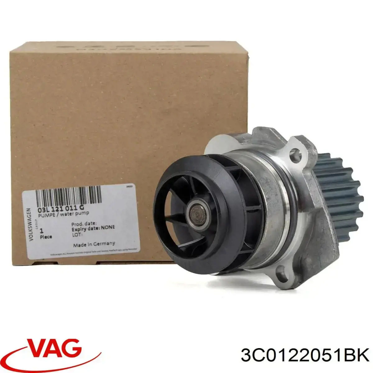 Купити 3C0122051BK VAG Шланг/патрубок радіатора охолодження, нижній