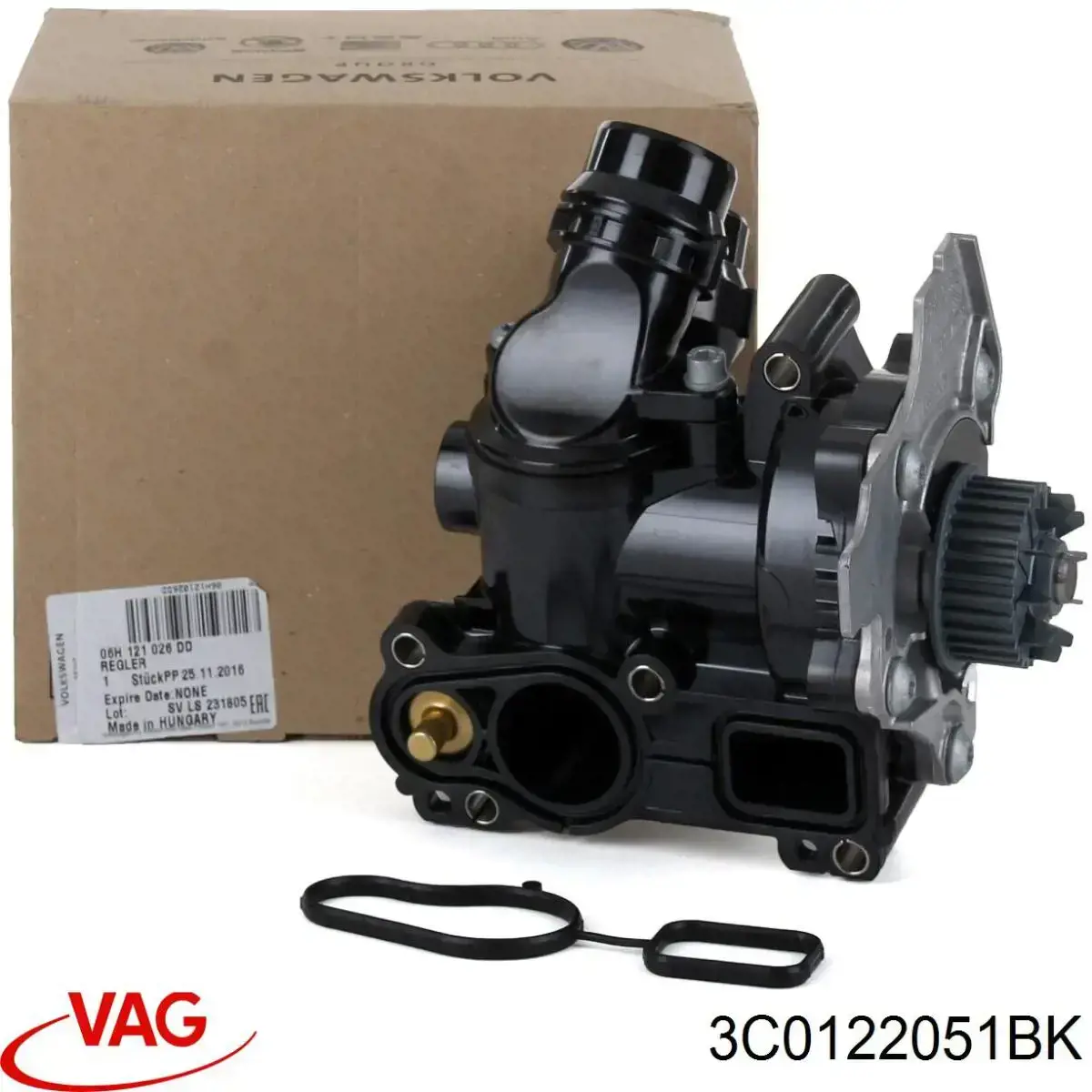Шланг/патрубок радіатора охолодження, нижній VAG 3C0122051BK ціна, від 14.06 USD