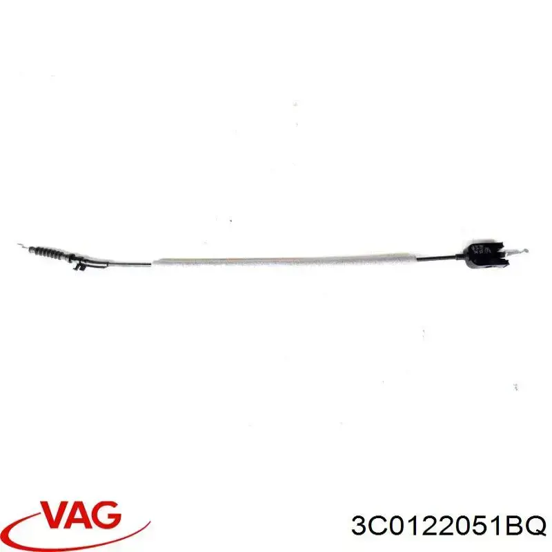 3C0122051BQ VAG Шланг/патрубок радіатора охолодження, нижній