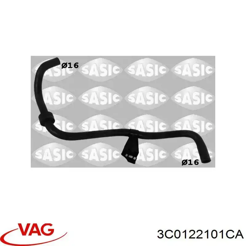Купити 2210C3 Peugeot/Citroen Шланг/патрубок радіатора охолодження, верхній