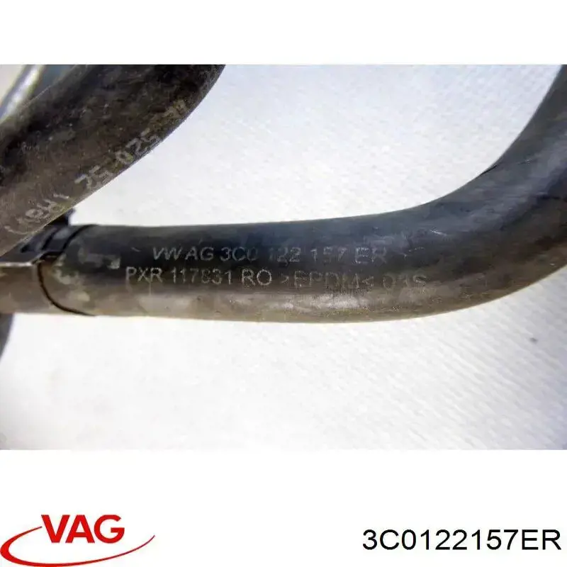 Шланг/патрубок радіатора охолодження, верхній VAG 3C0122157ER ціна, від 80.03 USD