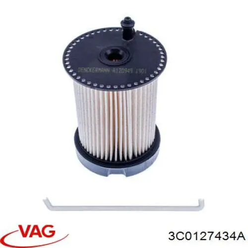 Фільтр тонкого очищення палива VAG 3C0127434A ціна, від 22.27 USD