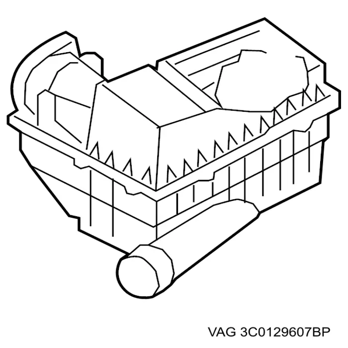 Купити 3C0129607BP VAG Корпус фільтра