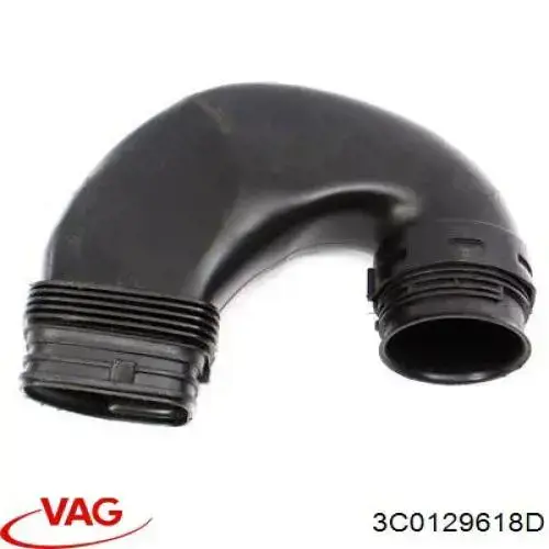 Патрубок повітряний, вхід повітряного фільтра 3C0129618D VAG