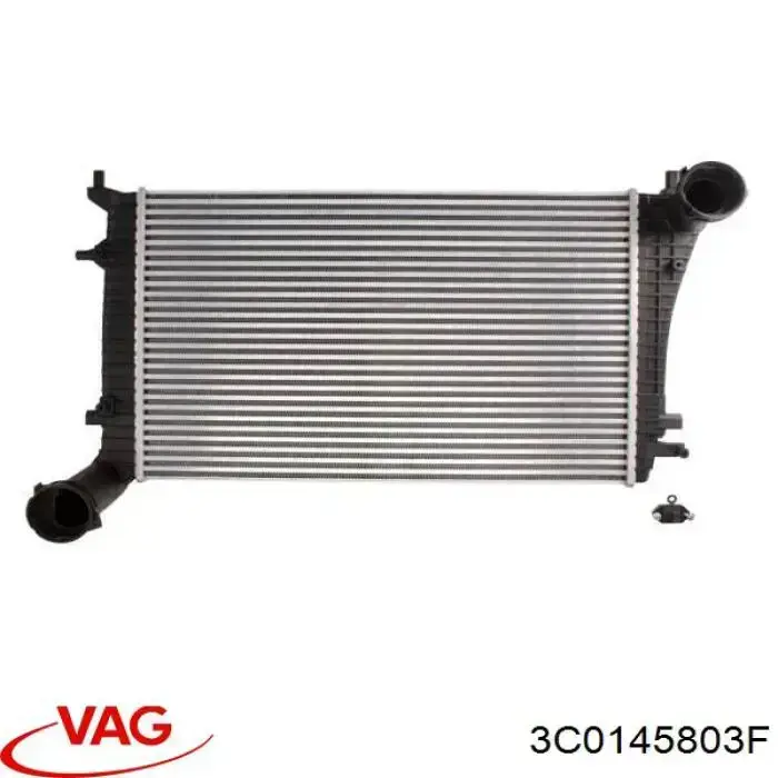 3C0145803F VAG радіатор интеркуллера