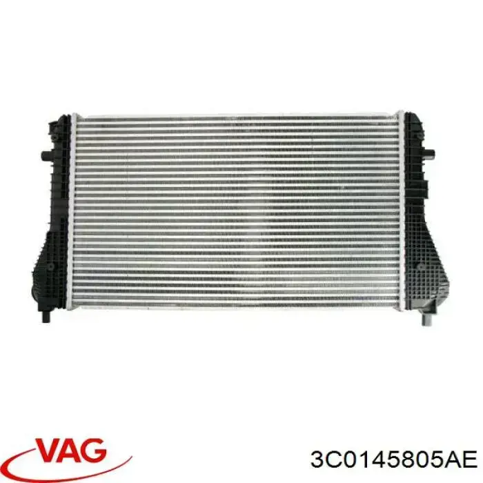 Купити 3C0145805AE VAG Радіатор интеркуллера