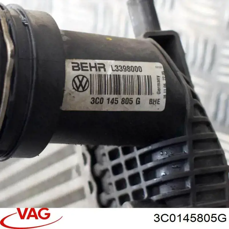 3C0145805G VAG Охолоджувач наддувочного повітря