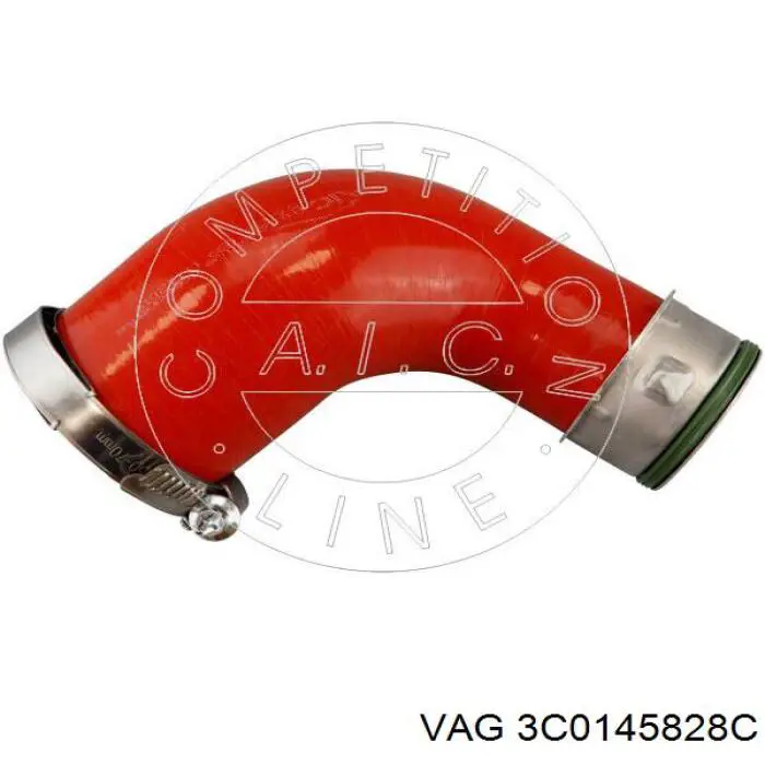 3C0145828C VAG Патрубок повітряний, вихід з турбіни (наддув)