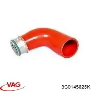 Патрубок повітряний, вихід з турбіни (наддув) VAG 3C0145828K