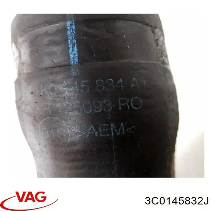 Купити 3C0145832J VAG Шланг/патрубок интеркуллера
