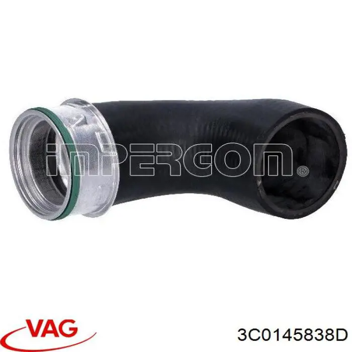 Шланг/патрубок интеркуллера VAG 3C0145838D ціна, від 87.91 USD