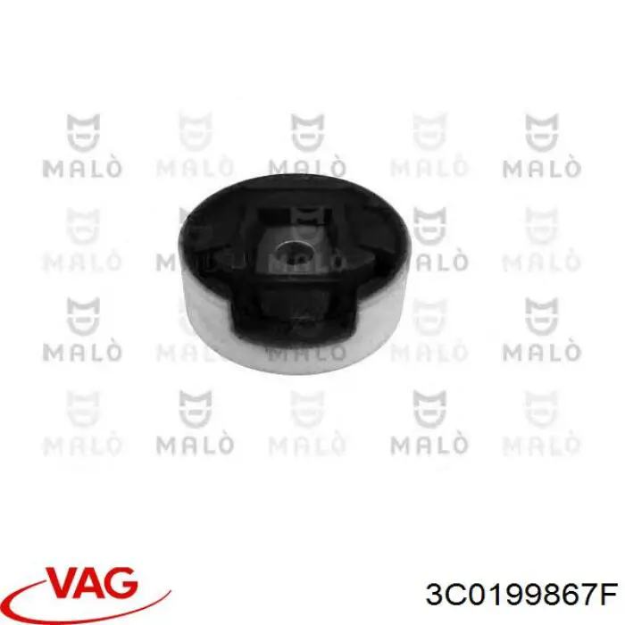 Подушка (опора) двигуна, нижня VAG 3C0199867F ціна, від 14.44 USD