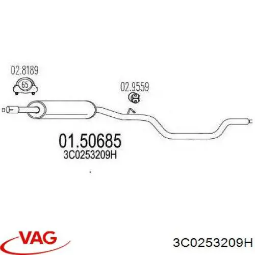  3C0253209H VAG