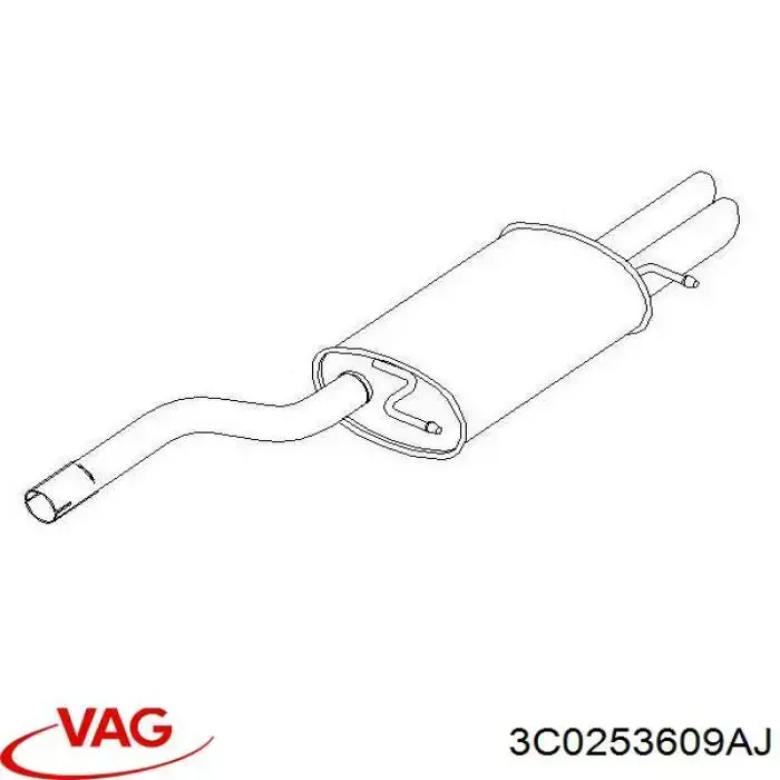 Вихлопна труба Bosal 233617 ціна, від 50.23 USD