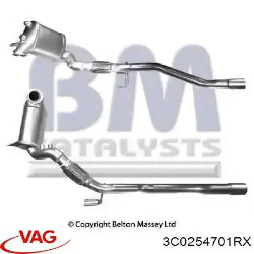 Купити 276003 Maxgear Глушник, передня частина