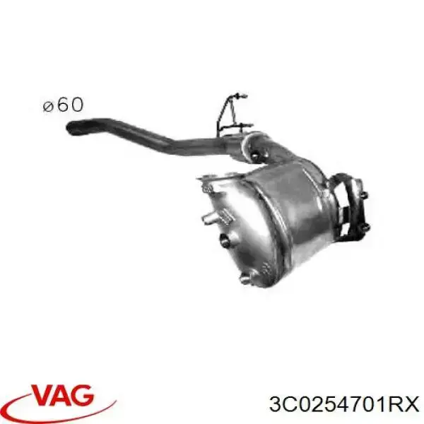 Глушник, передня частина 276003 Maxgear