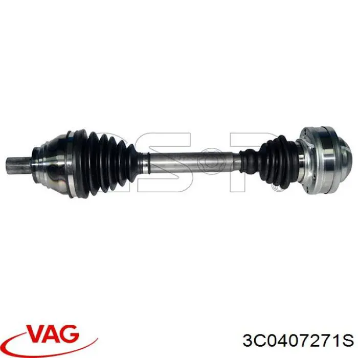 Купити 3C0407271S VAG Ліва піввісь