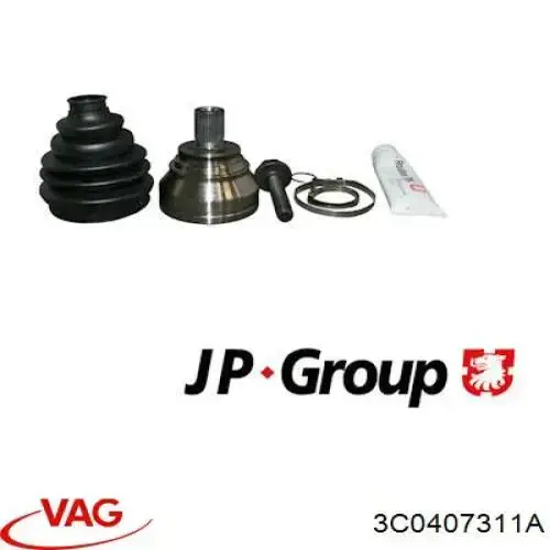 Граната колісна VAG 3C0407311A ціна, від 39.15 USD