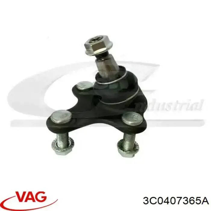 Кульова опора, нижня, ліва VAG 3C0407365A ціна, від 12.60 USD