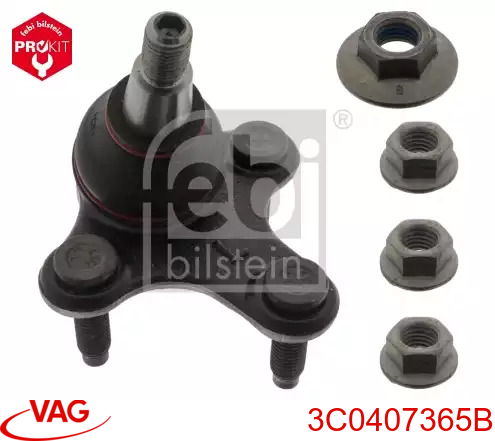 кульова опора, нижня, ліва V656 Кульова опора, нижня, ліва POLCAR V656