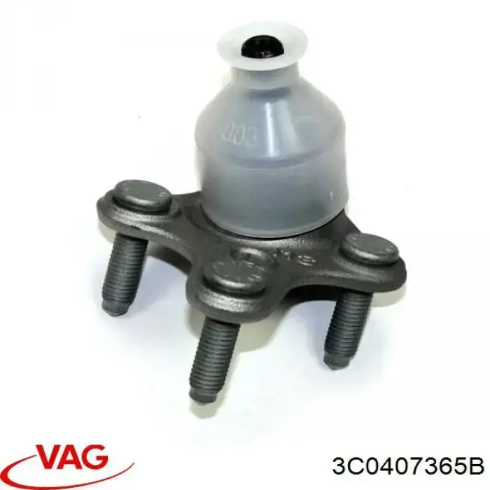 Кульова опора, нижня, ліва VAG 3C0407365B