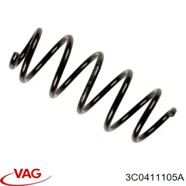 Купити 3C0411105A VAG Гвинтова пружина підвіска