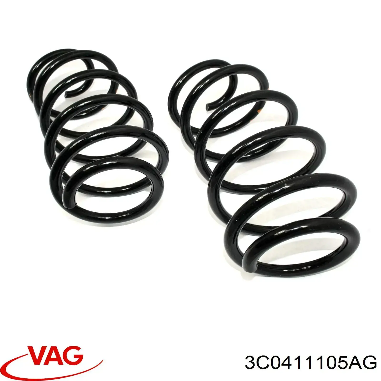 3C0411105AG VAG Пружина амортизатора передняя