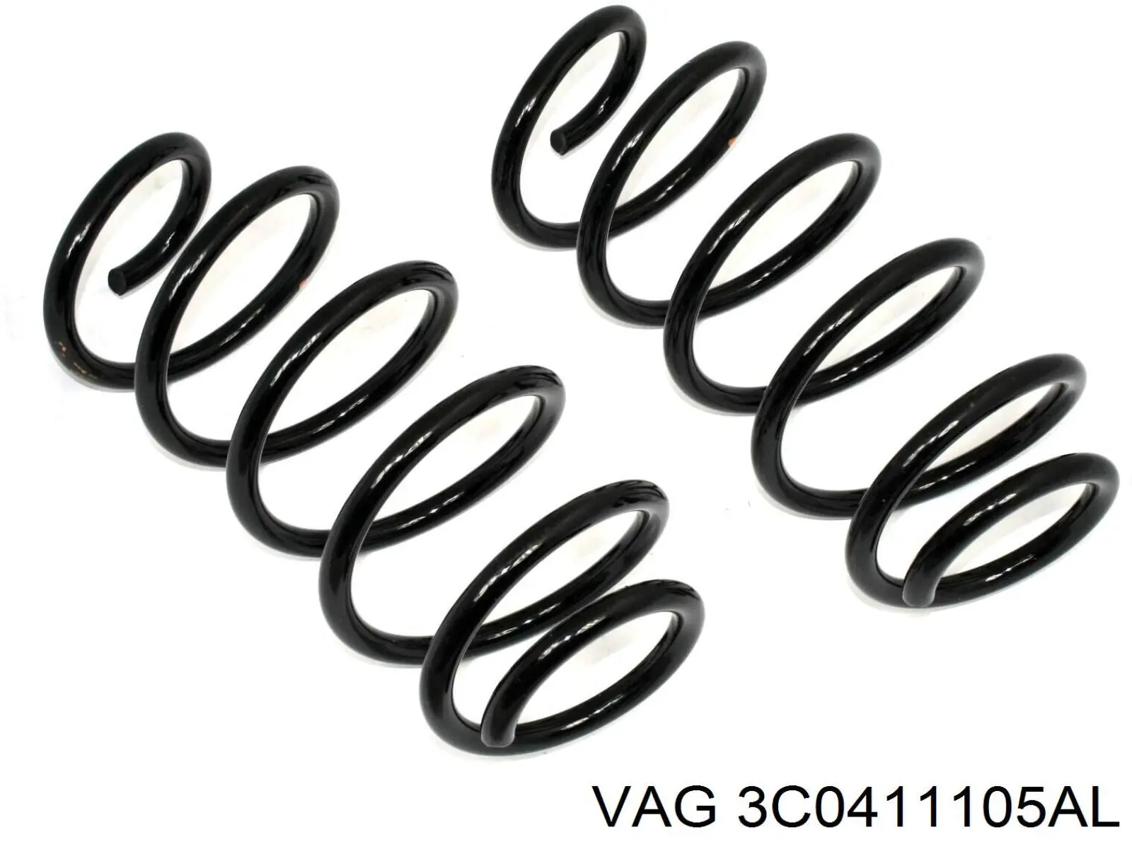 Пружина передня VAG 3C0411105AL ціна, від 48.45 USD