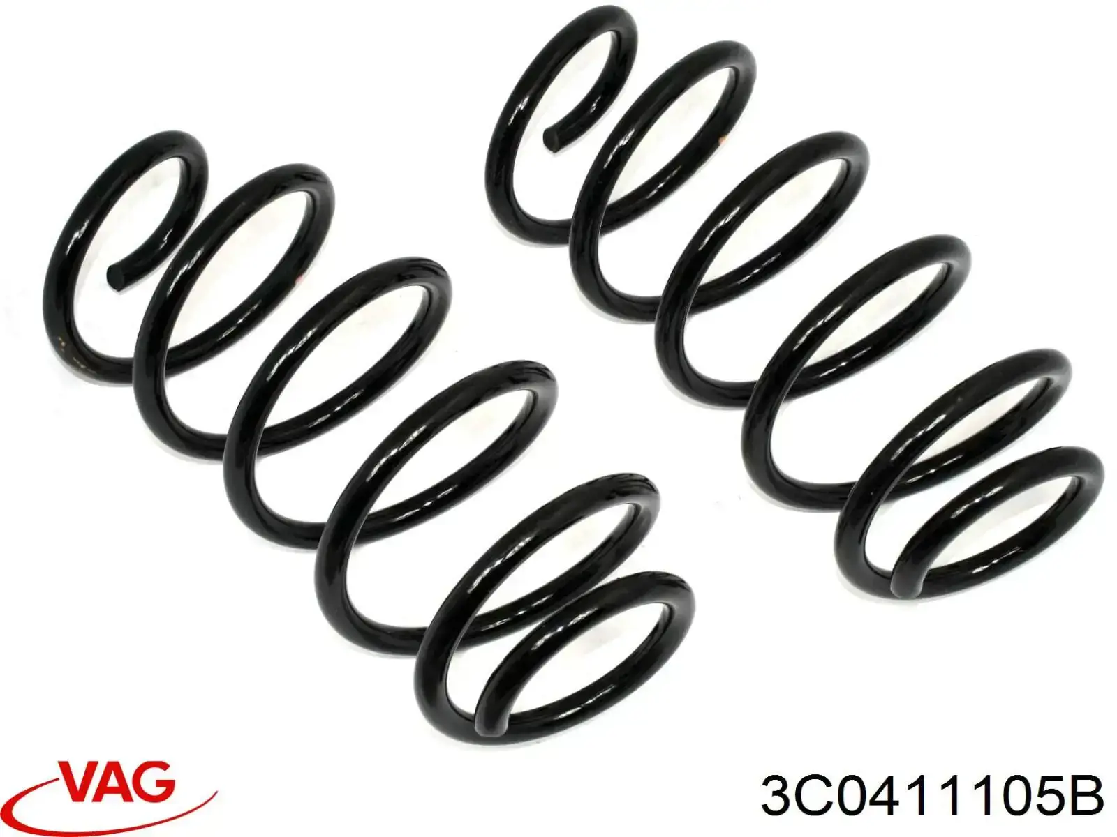 Пружина передня VAG 3C0411105B ціна, від 16.93 USD