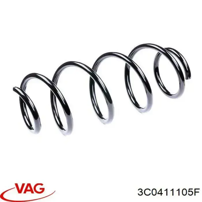 Купити 3C0411105F VAG Гвинтова пружина підвіска