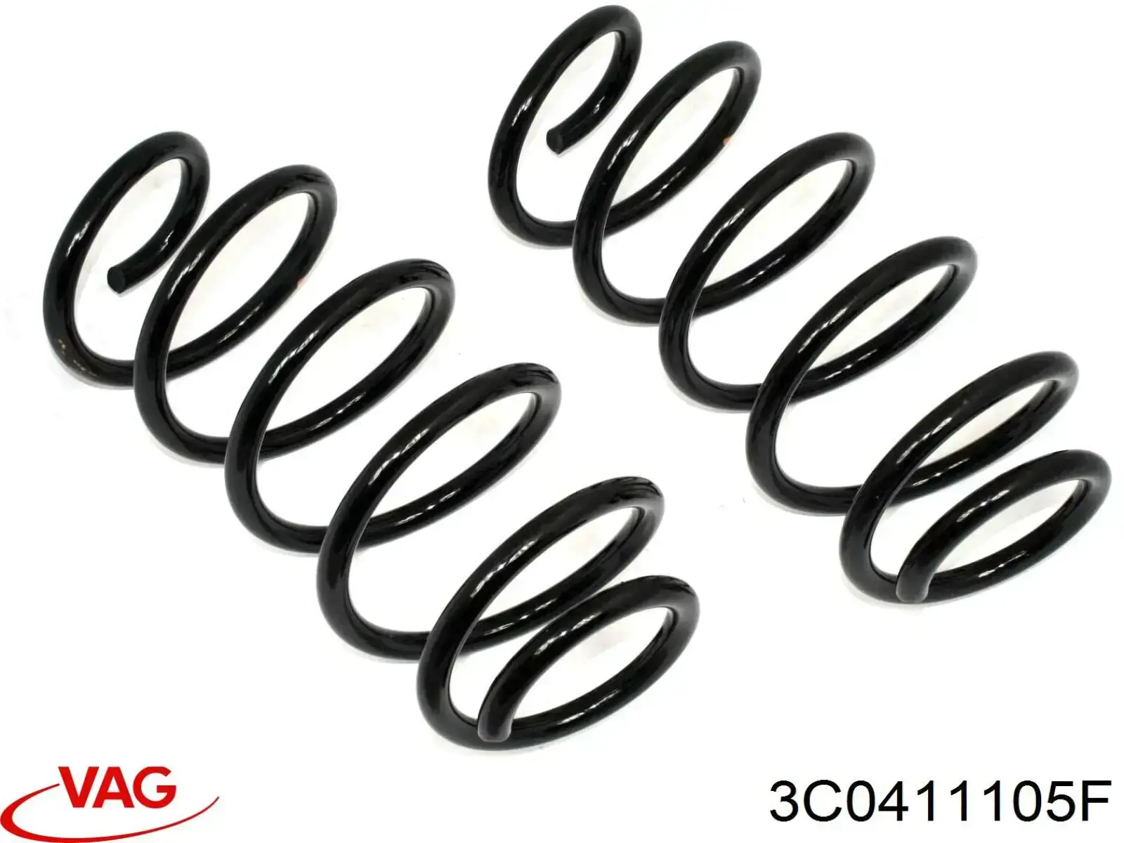 Пружина передня VAG 3C0411105F ціна, від 182.43 USD