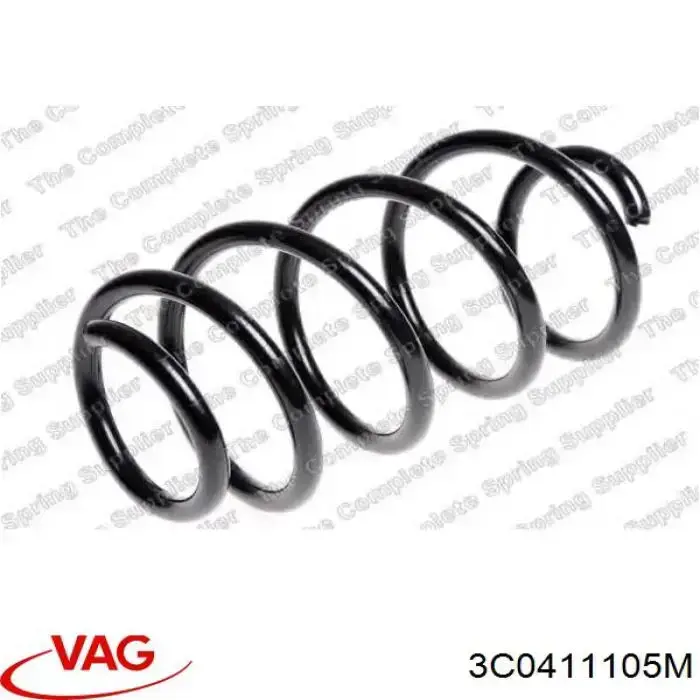 Пружина передня VAG 3C0411105M ціна, від 29.64 USD