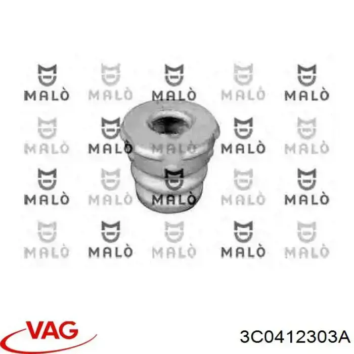 Буфер-відбійник амортизатора переднього VAG 3C0412303A ціна, від 2.53 USD