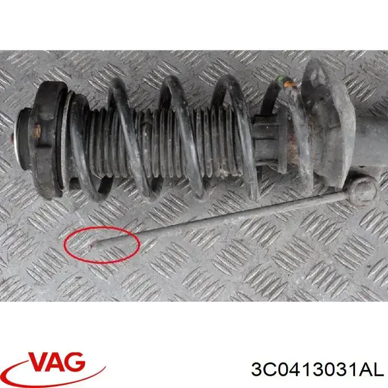 Стойка амортизатора передняя VAG 3C0413031AL ціна, від 57.01 USD