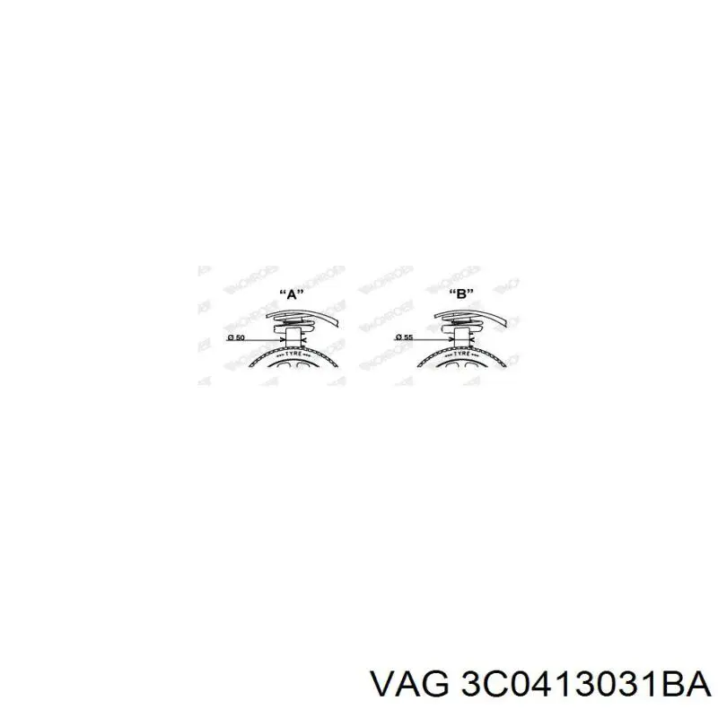 Амортизатори передні VAG 3C0413031BA