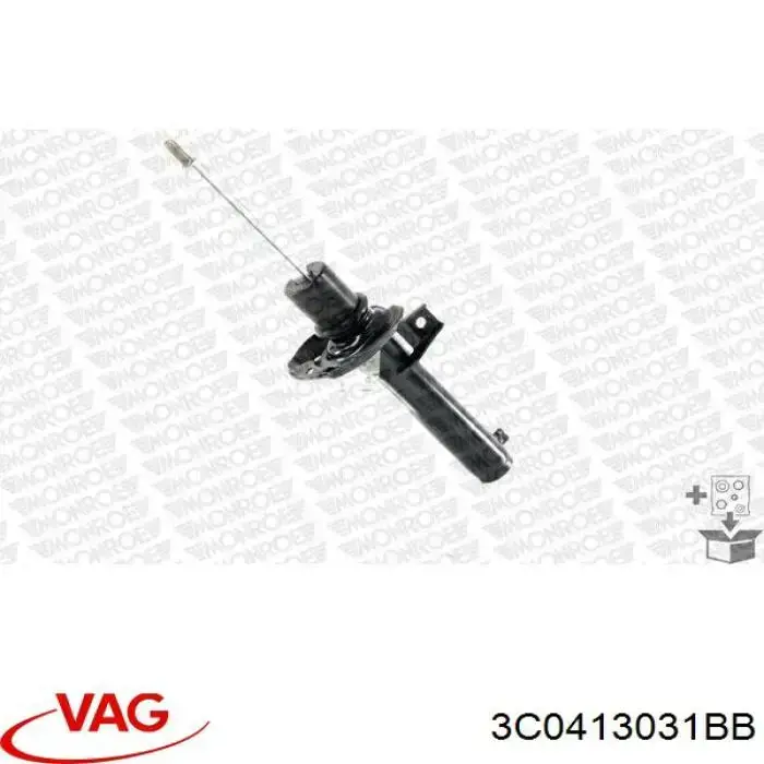 Купити 3C0413031BB VAG Амортизатор передньої підвіски