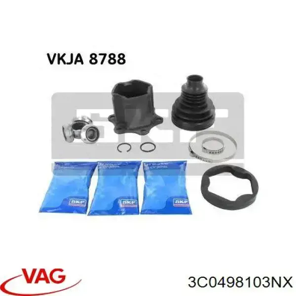 Купити 3C0498103NX VAG Граната внутрішня ліва