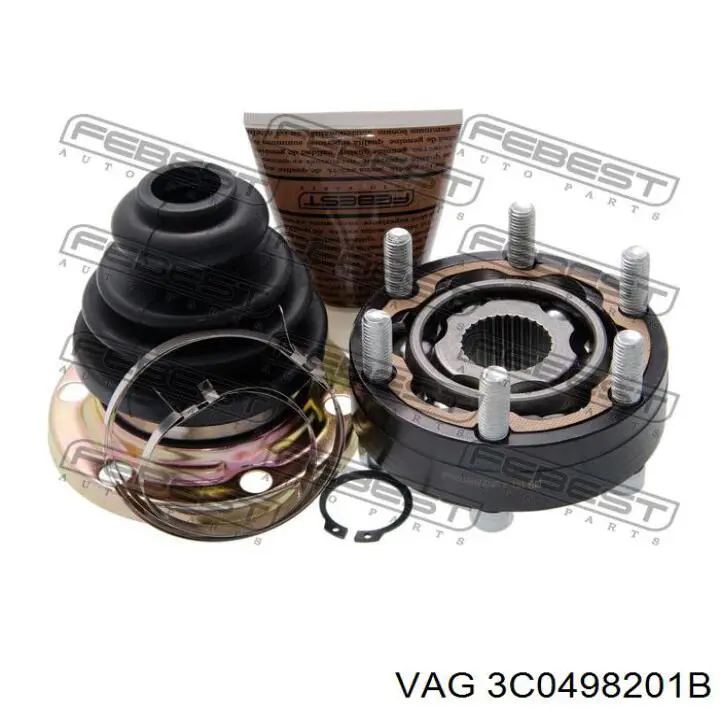 Купити 3C0498201B VAG Пильник шарніра кутових швидкостей внутрішній передній