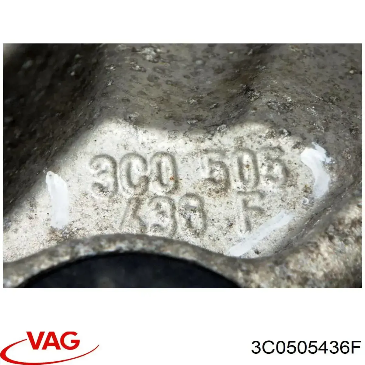 Купити 3C0505436F VAG Цапфа - поворотний кулак задній, правий