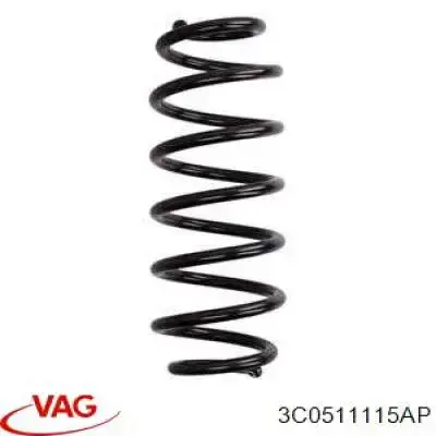 Пружина задня VAG 3C0511115AP ціна, від 36.06 USD
