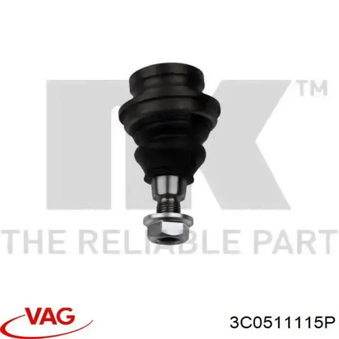 Купити 3C0511115P VAG Задні пружини