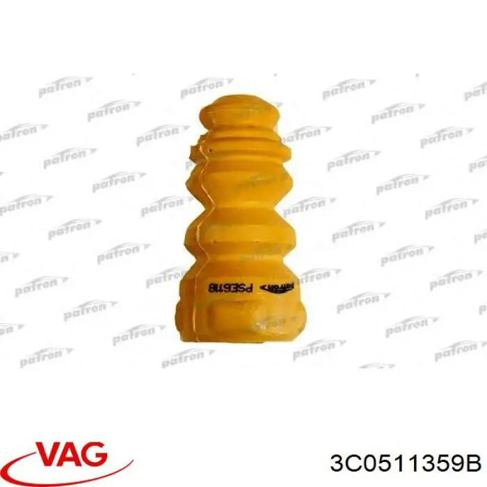 Купити 3C0511359B VAG Буфер-відбійник амортизатора заднього