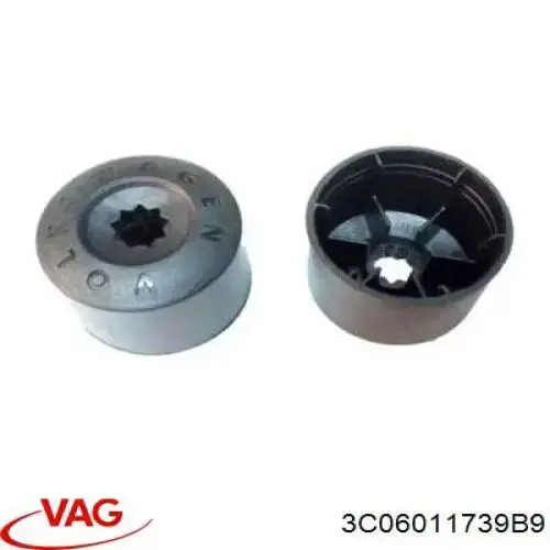 Ковпачок гайки колеса VAG 3C0601173A9B9 ціна, від 1.24 USD