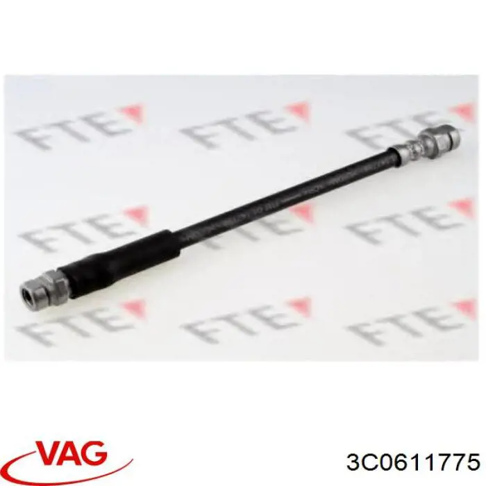 Шланг гальмівний задній VAG 3C0611775 ціна, від 6.98 USD