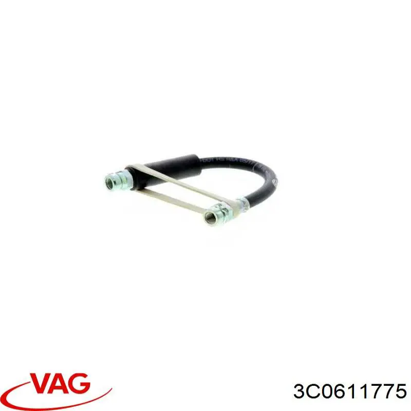 Шланг гальмівний задній 3C0611775 VAG