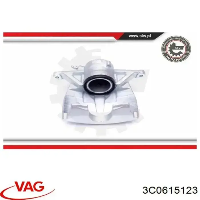 3C0615123 VAG Супорт гальмівний, передній, лівий