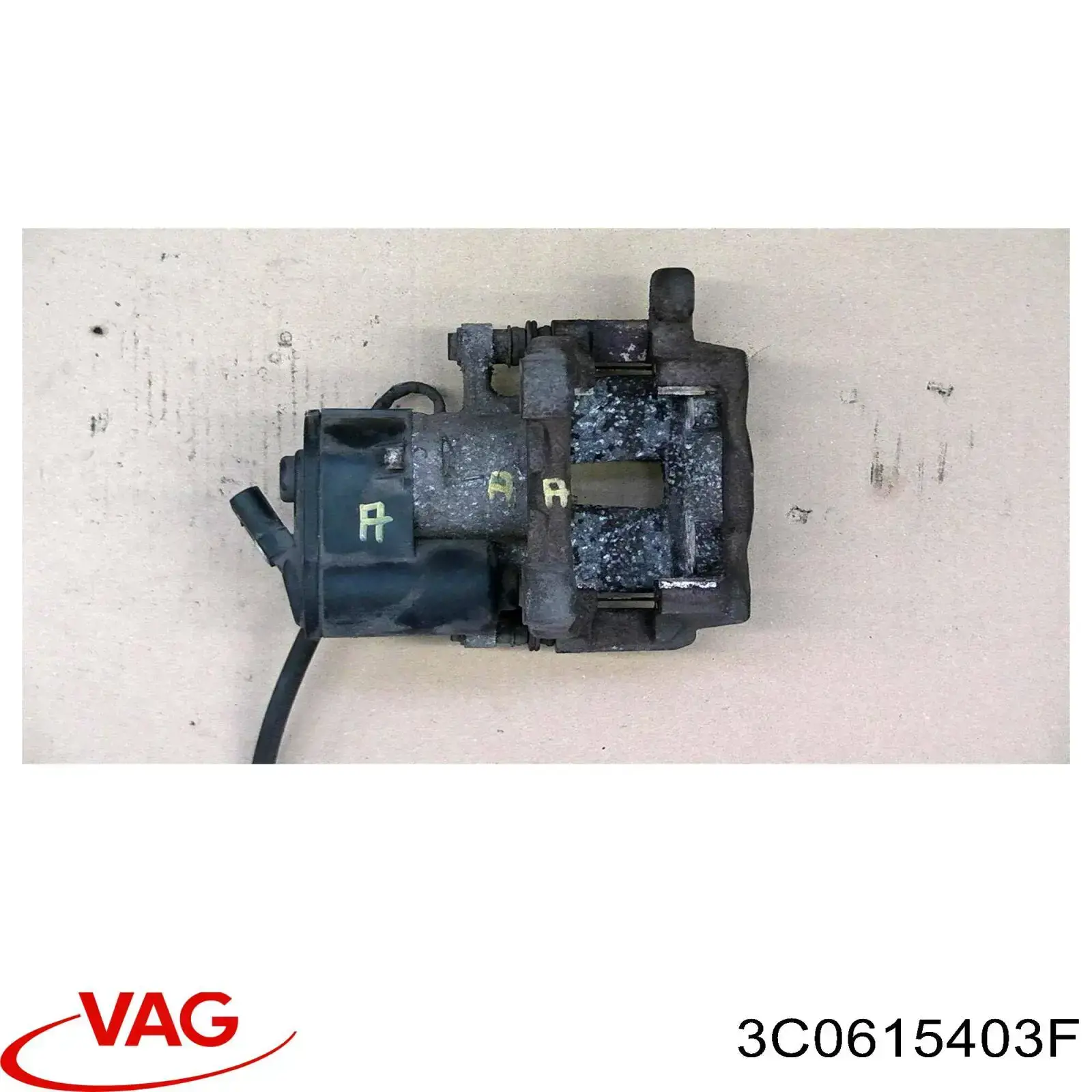 Супорт гальмівний задній лівий VAG 3C0615403F ціна, від 114.39 USD