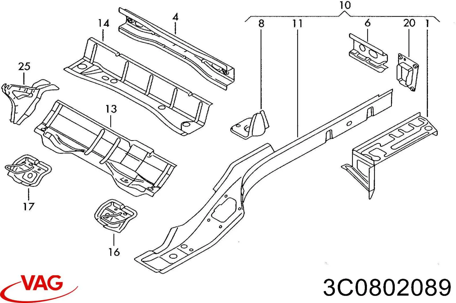 3C0802089 VAG 