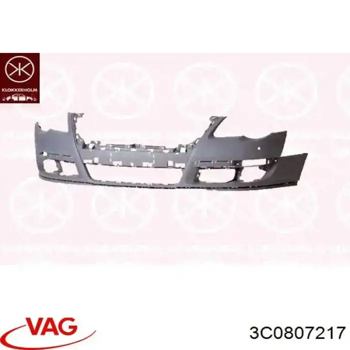 Передній бампер 3C0807217 VAG