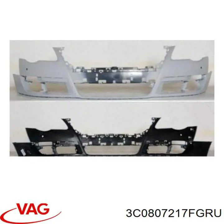 Бампер на авто VAG 3C0807217FGRU ціна, від 58.26 USD